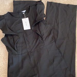 Tanib Flutter Sleeve Jumpsuit